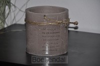 WINDLICHT M IK MIS JE......, TAUPE.