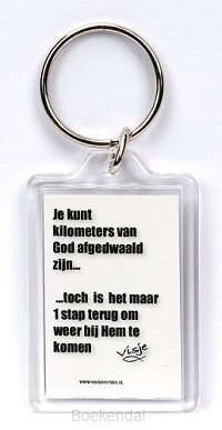 Sleutelhanger visje je kunt kilometers
