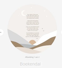 Ik ga slapen ik ben moe blauw 35cm