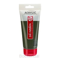 TUBE 200ML ACRYLIC OLIJFGROEN 620