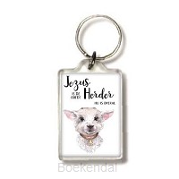 SLEUTELHANGER LAMMETJE JEZUS IS DE GOEDE