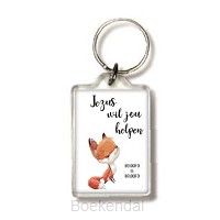 Sleutelhanger vosje beloofd is beloofd