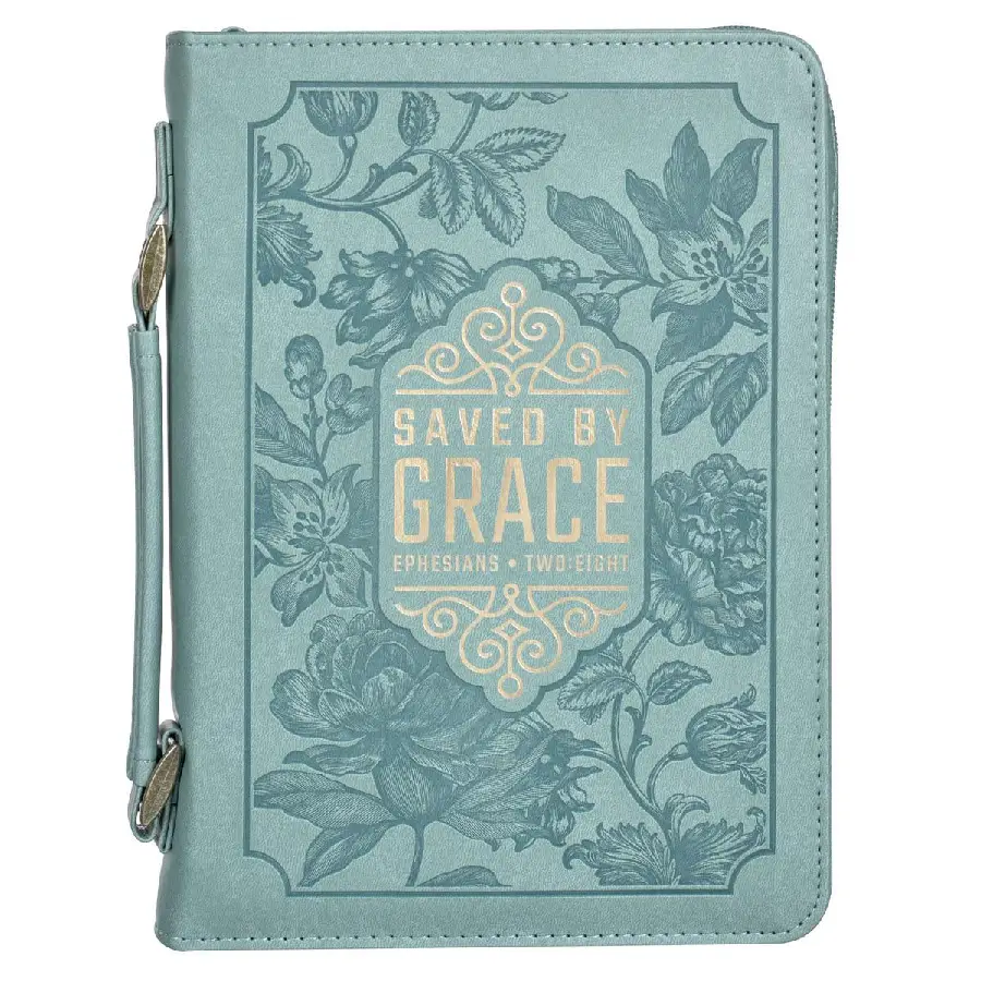 SAVED BY GRACE EPH. 2:8 BIBLE COVER FASH
