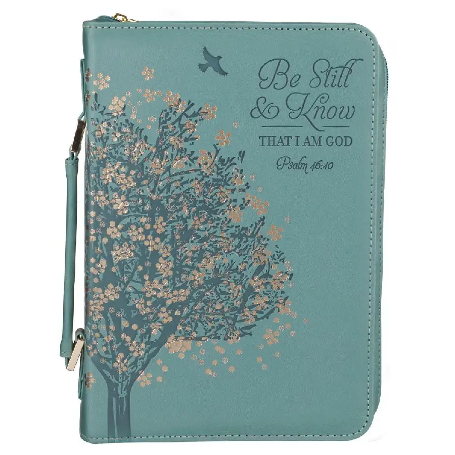 BE STILL PS. 46:10 BIBLE COVER FASHION T