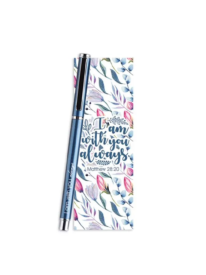 GEL PEN/BOOKMARK I AM WITH YOU ALWAYS