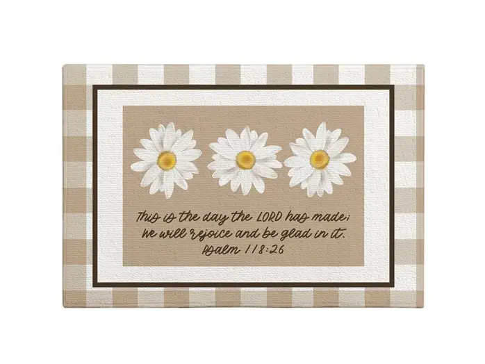 Floor mat This is the day Psalm 118:25