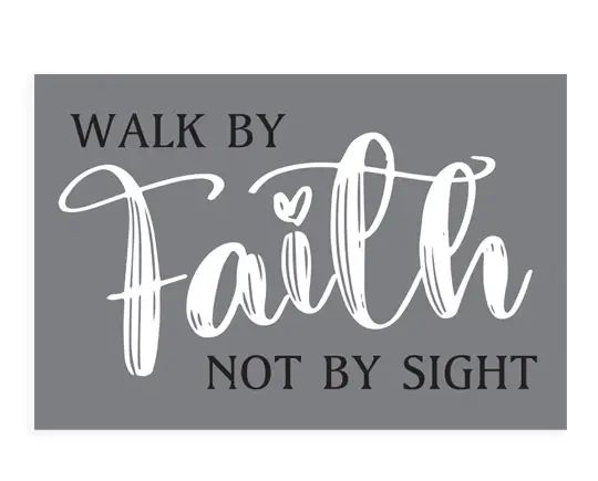 Floor mat Walk by faith pvc coil