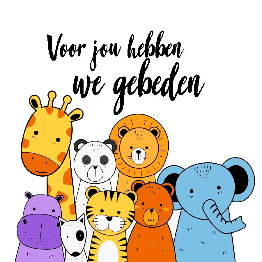 VOOR JOU HEBBEN WE GEBEDEN