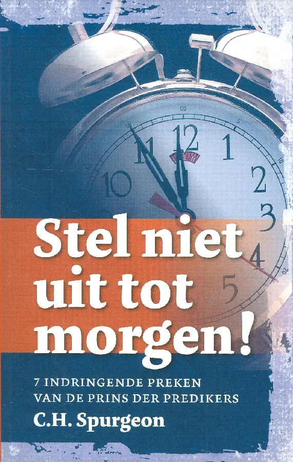 STEL NIET UIT TOT MORGEN