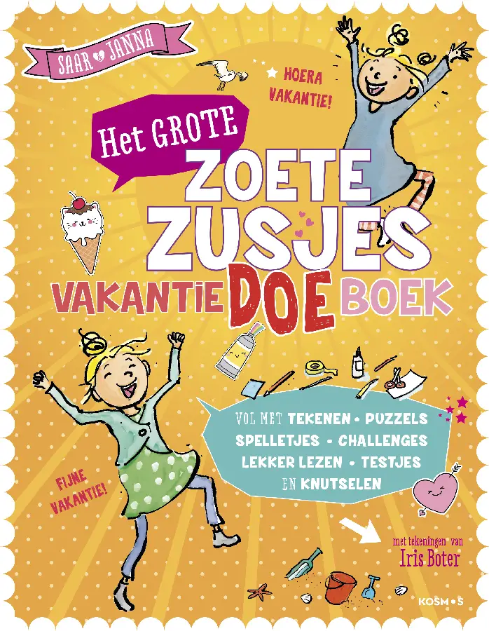 HET GROTE ZOETE ZUSJES VAKANTIEDOEBOEK