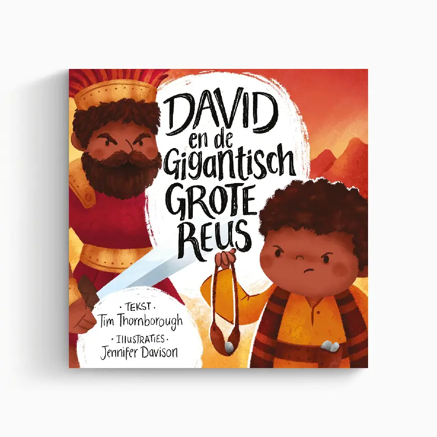 DAVID EN DE GIGANTISCH GROTE REUS