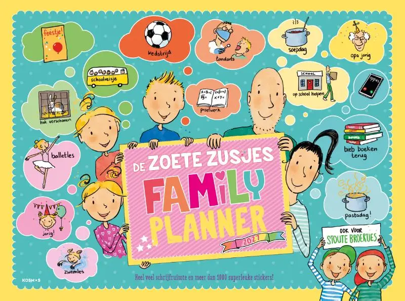 DE ZOETE ZUSJES FAMILY PLANNER 2027