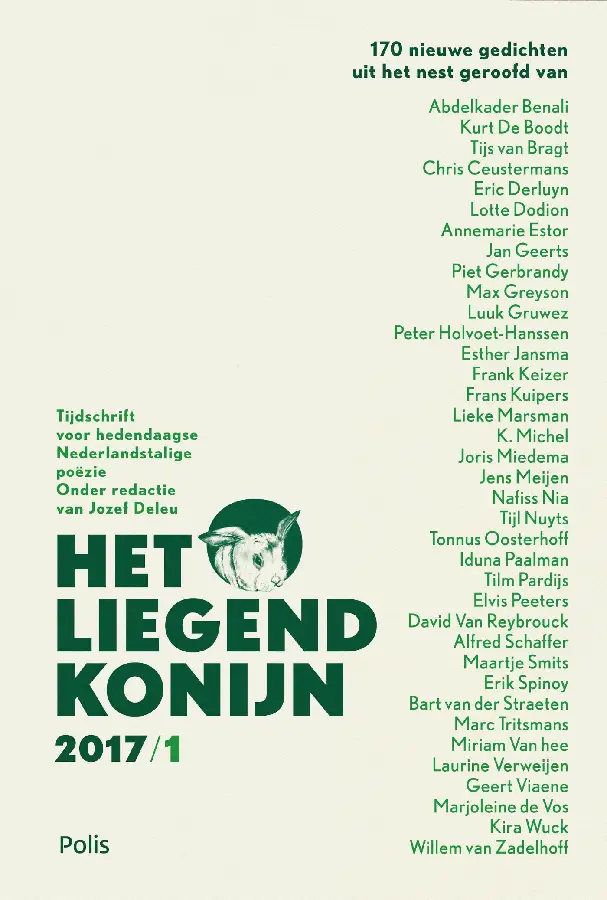 Het Liegend Konijn / jaargang 15, nummer 1, April 2017