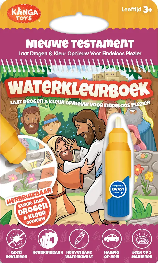 WATERKLEURBOEK NIEUWE TESTAMENT