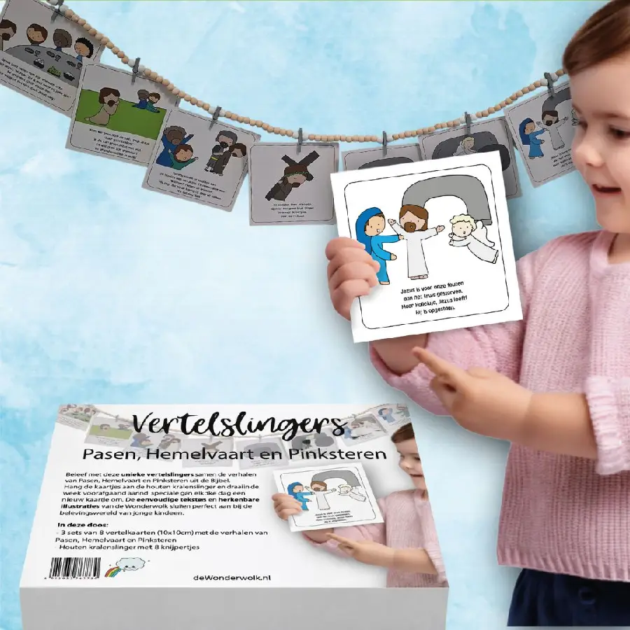 SET VERTELKAARTEN PASEN, PINKSTEREN EN H