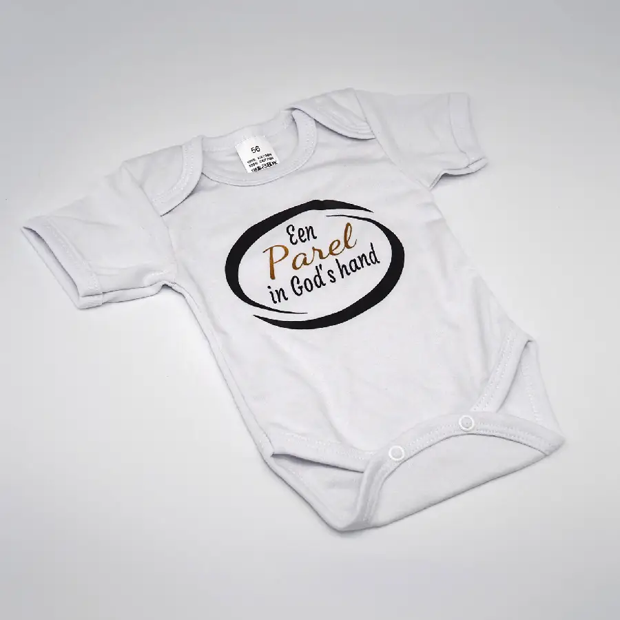 ROMPERTJE PAREL IN GODS HAND MT 56