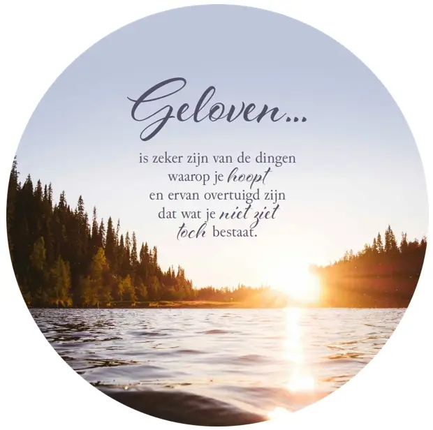 GELOVEN...