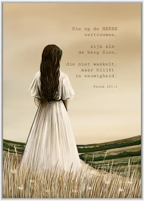 POSTER A5 O, GOD, ZIJT MIJ ZONDAAR