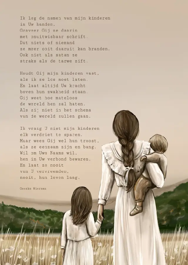 Wenskaart geboorte dochter