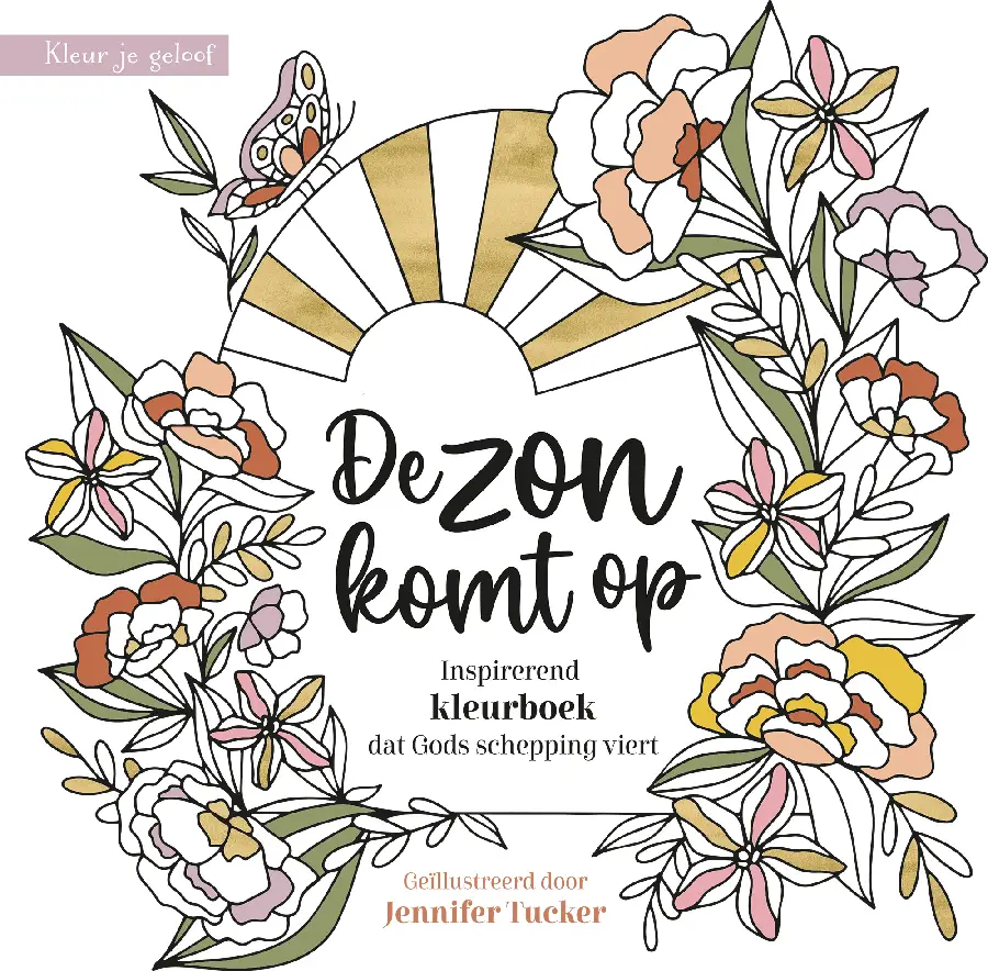DE ZON KOMT OP - KLEURBOEK