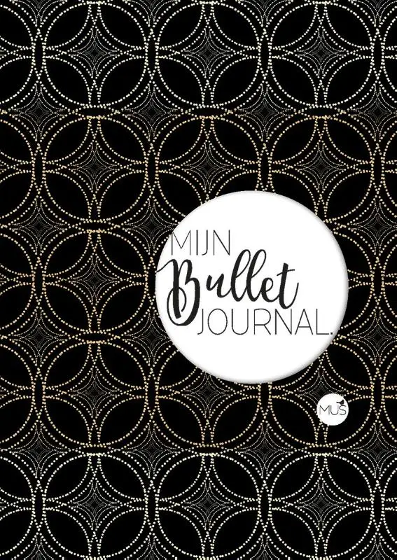 MIJN BULLET JOURNAL ZWART GOUD POCKET