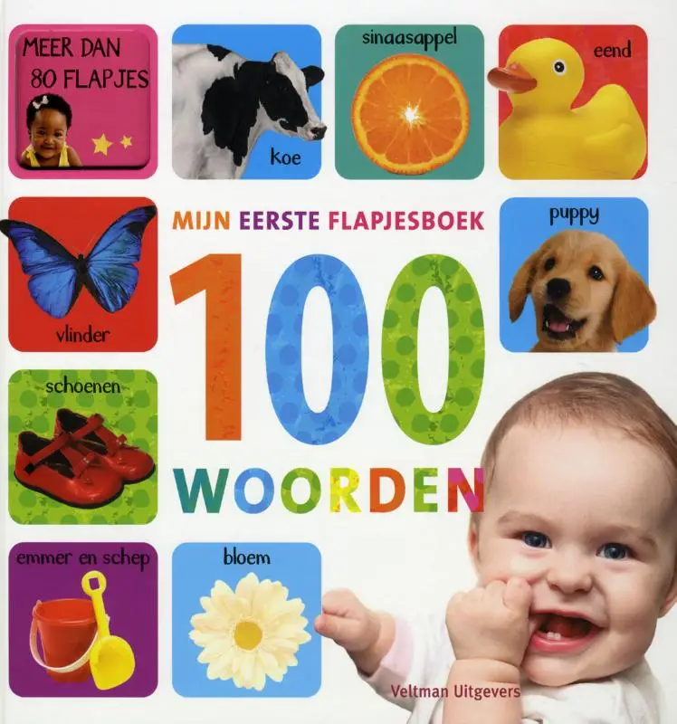 MIJN EERSTE FLAPJESBOEK 100 WOORDEN