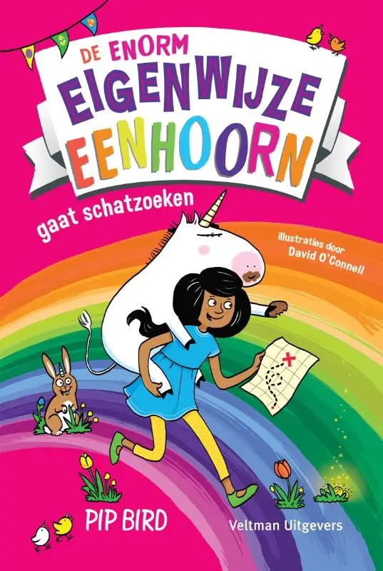 Enorm eigenwijze eenhoorn gaat schatz