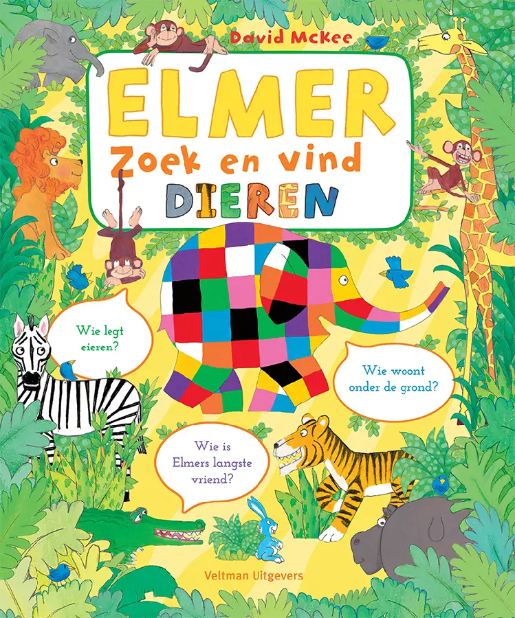 ELMER ZOEK EN VIND - DIEREN