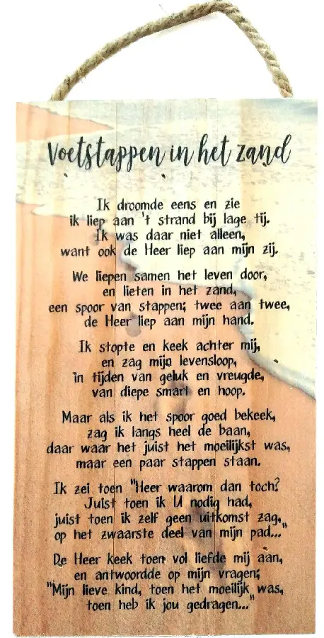 VOETSTAPPEN IN HET ZAND