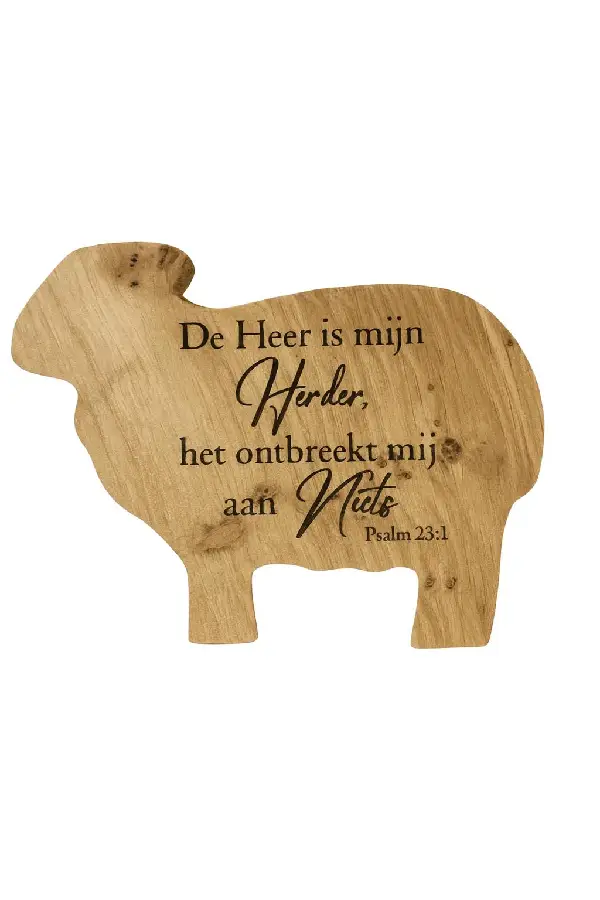 HOMEDECOR/COASTER SCHAAP DE HEER IS MIJN