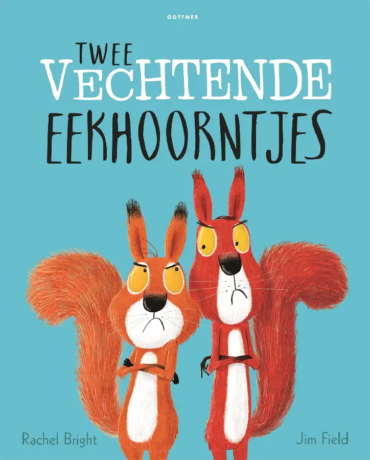 TWEE VECHTENDE EEKHOORNTJES