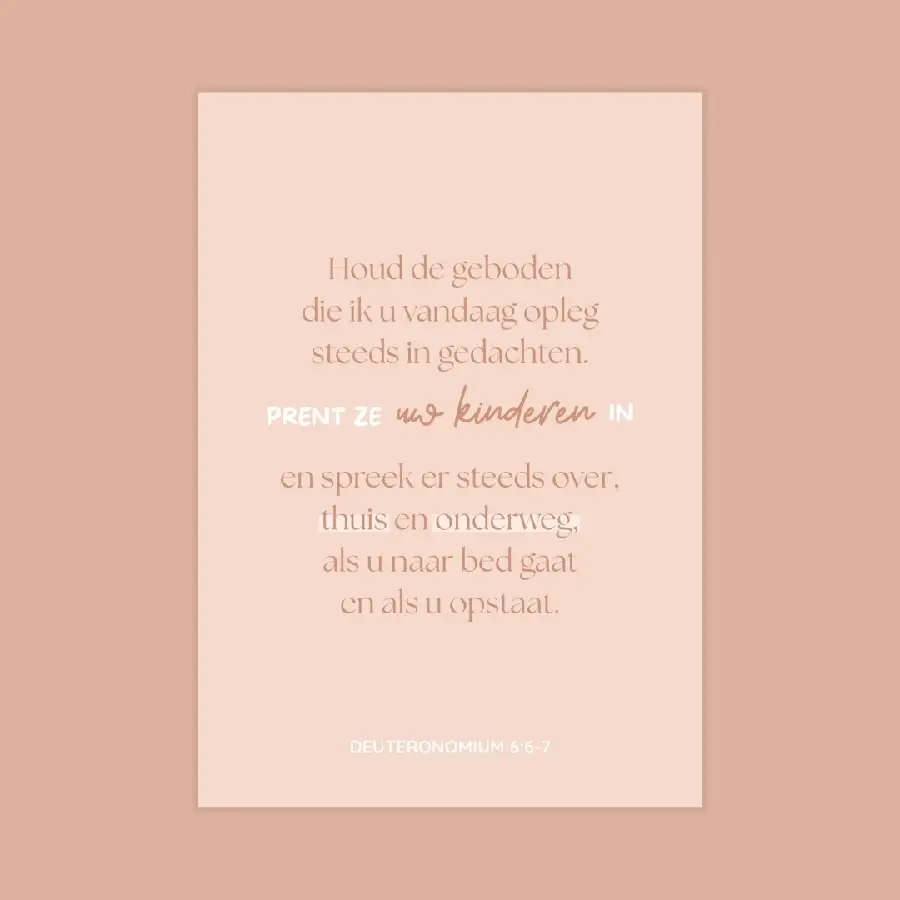 Prent het uw kinderen in
