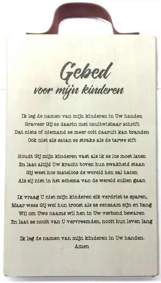 GEBED VOOR MIJN KINDEREN