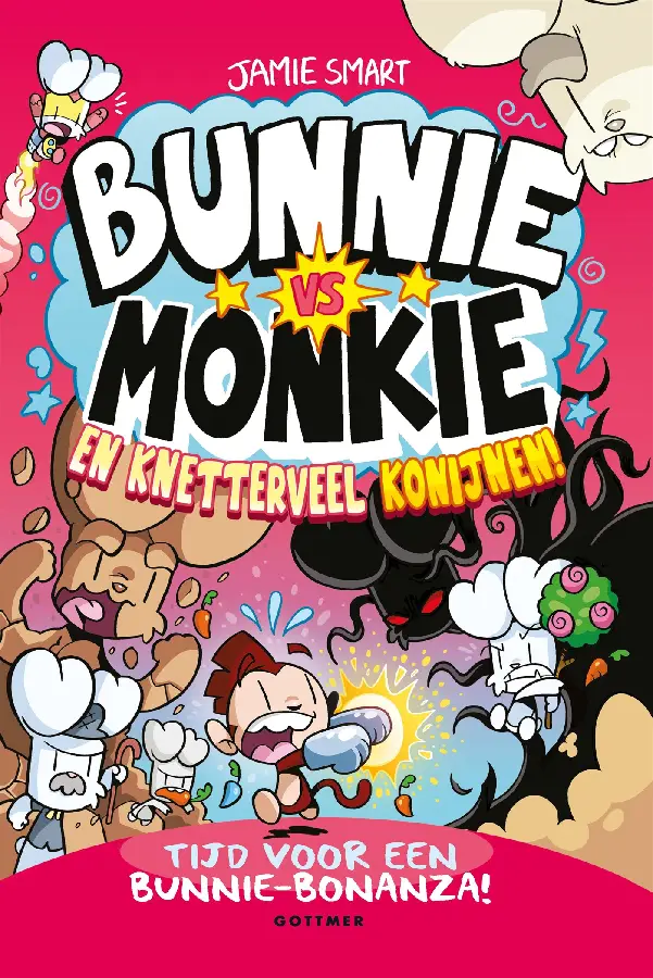 Bunnie vs Monkie en knetterveel konijnen