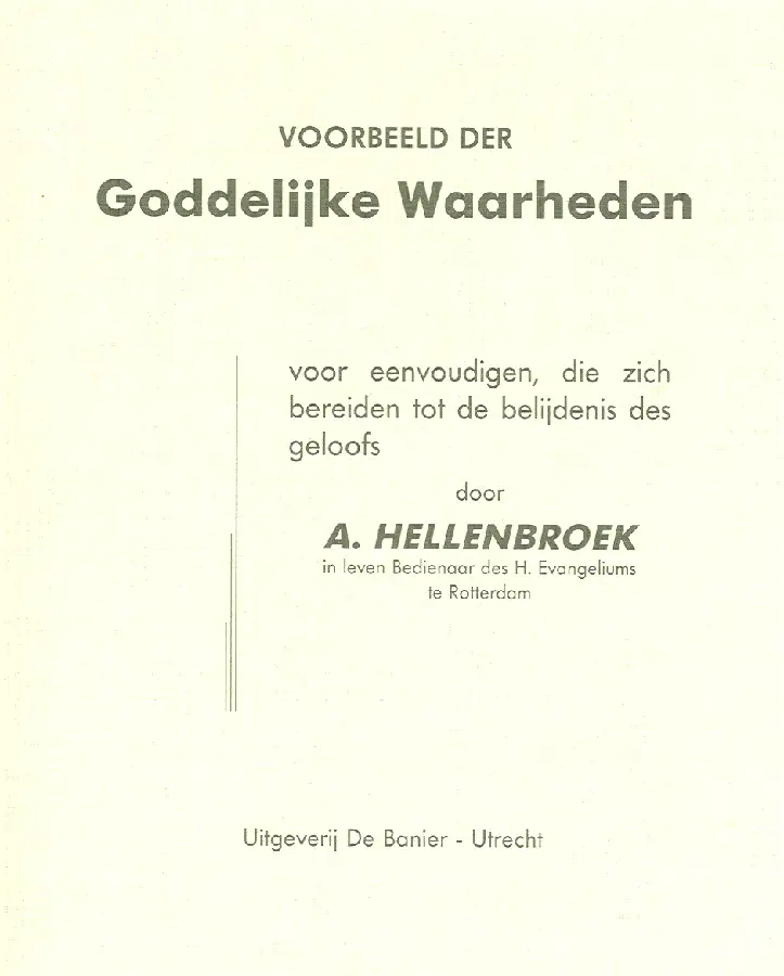 GODDELYKE WAARHEDEN KLEIN