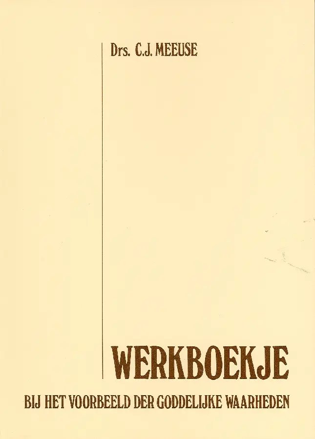 WERKBOEKJE VOORBEELD GODDELYKE WAARHEDEN