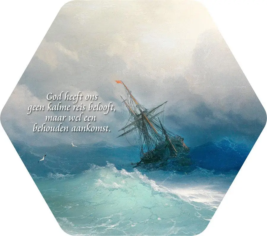 GOD HEEFT ONS GEEN KALME REIS BELOOFD