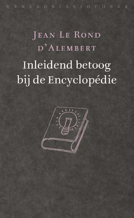 Inleidend betoog bij de Encyclopédie