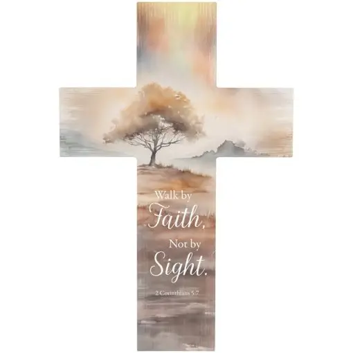 WALL CROSS 35,6X23,5CM BY FAITH