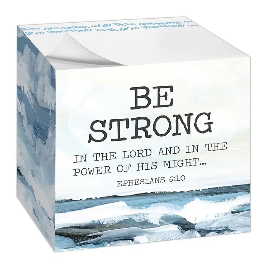 Memo cube Be strong